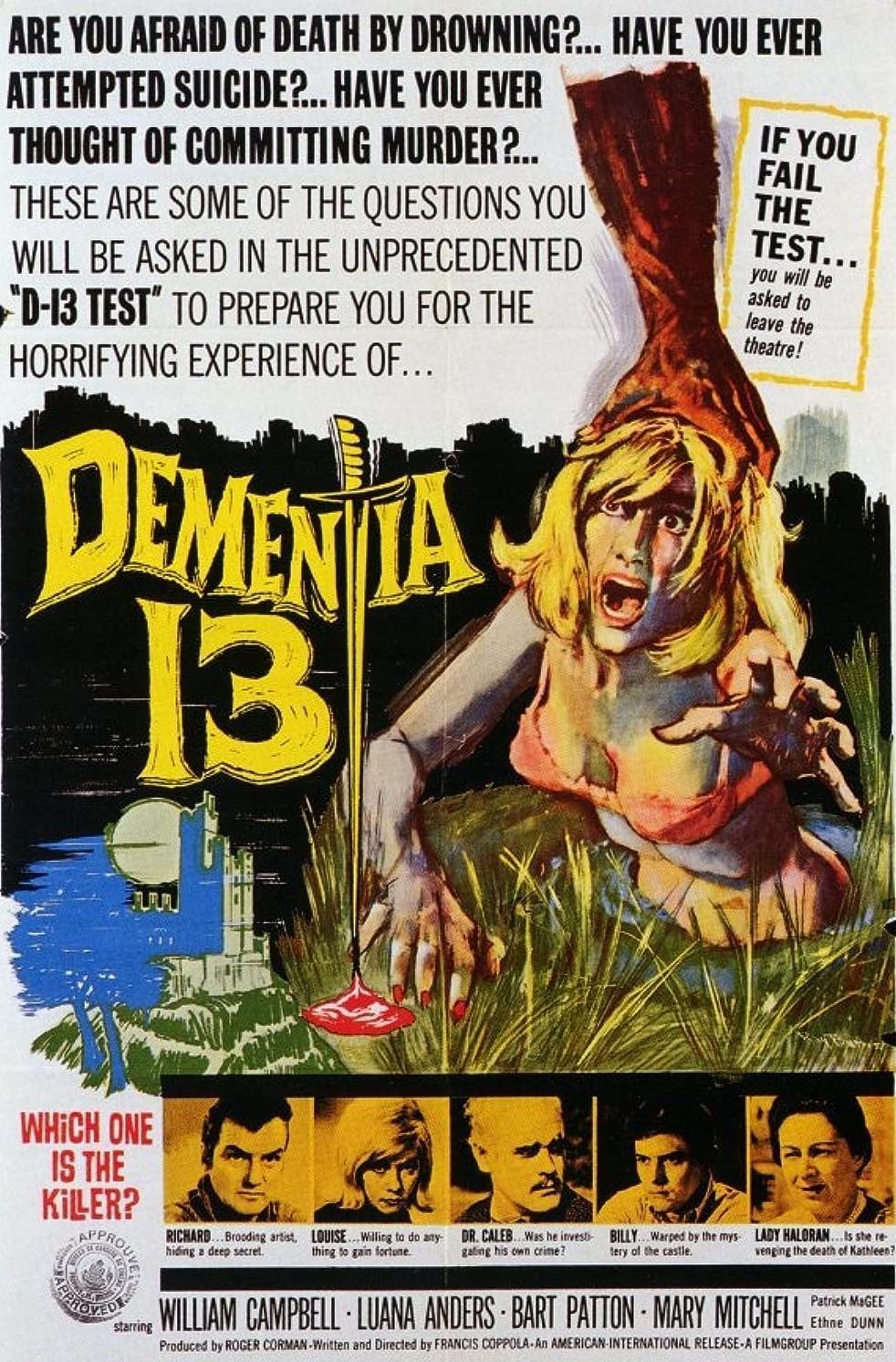 Dementia 13 (1963) Cover