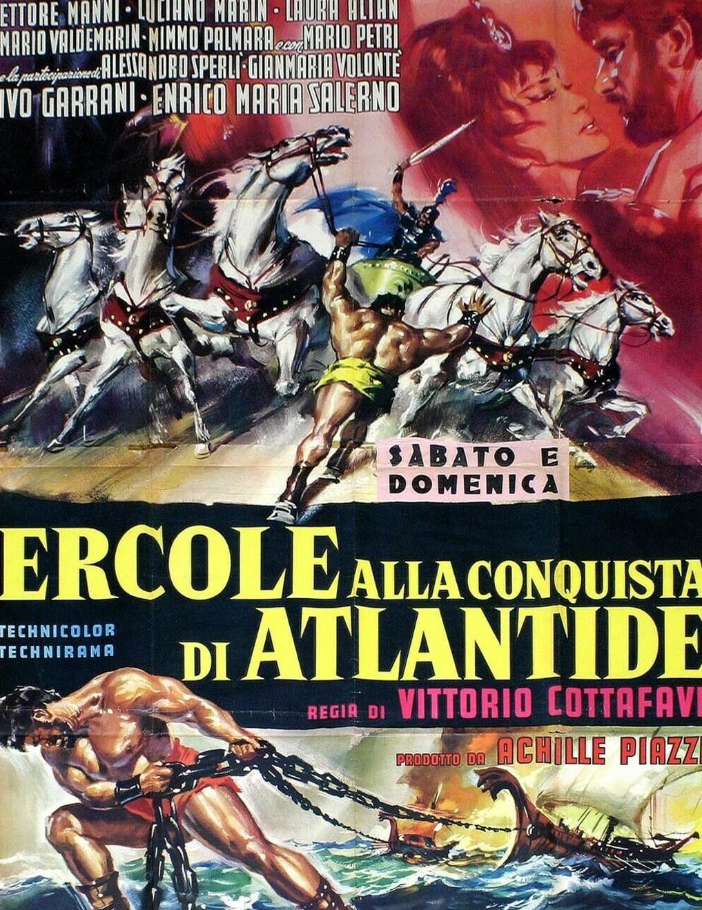 Ercole alla conquista di Atlantide (1961) Cover