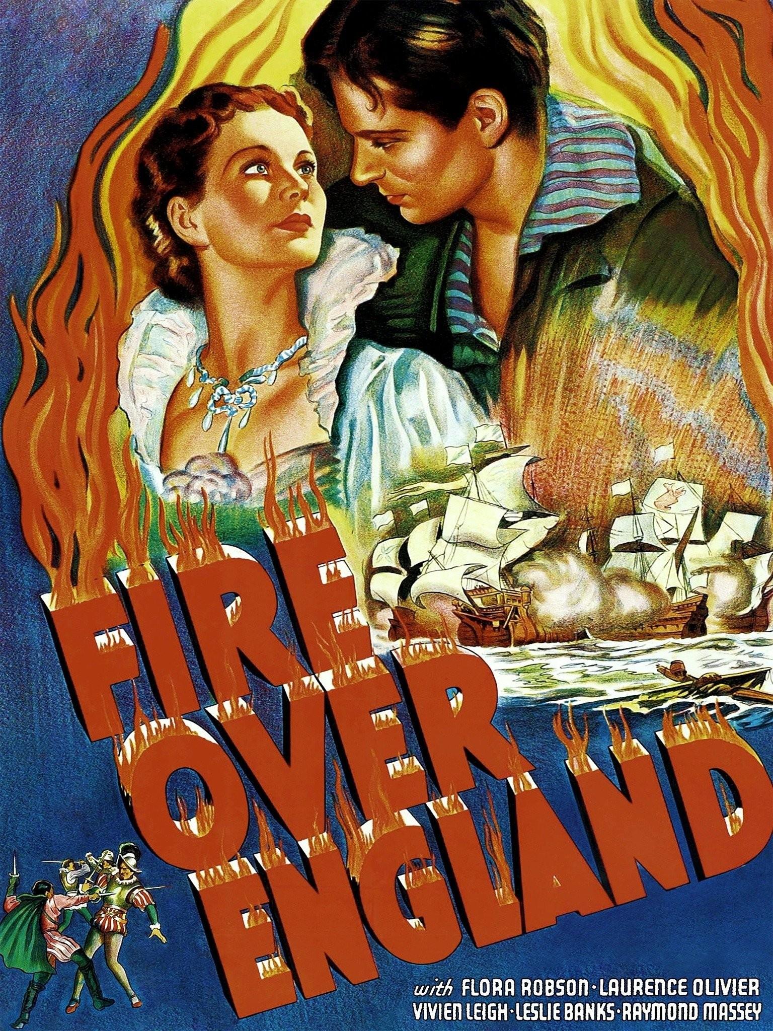 Fire Over England (1937) Cover