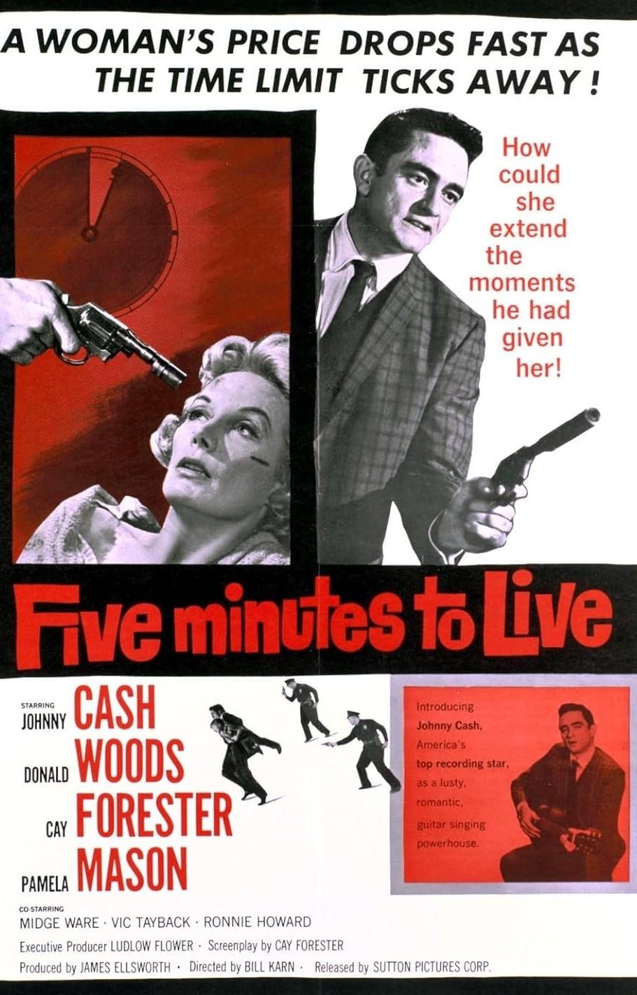 Five Minutes to Live (1961) Cover