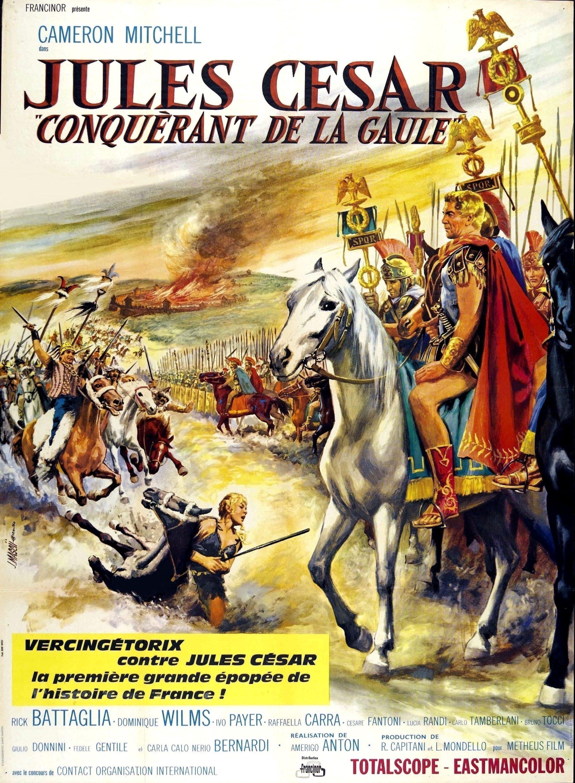 Giulio Cesare, il conquistatore delle Gallie (1962) Cover