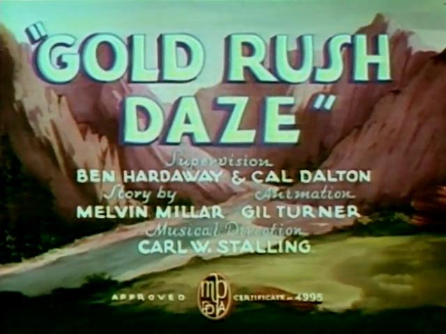 Gold Rush Daze (1939) Cover