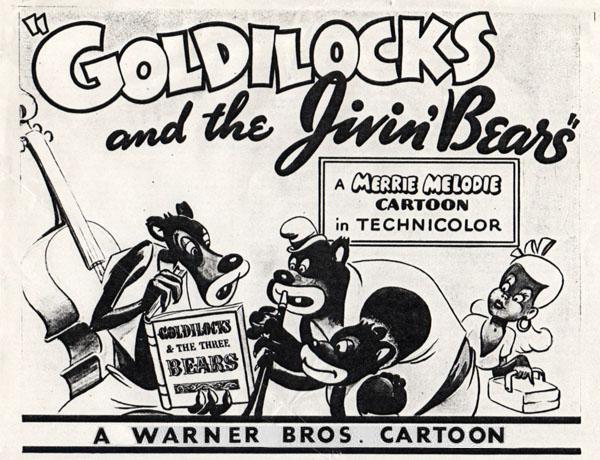 Goldilocks and the Jivin’ Bears (1944) Cover