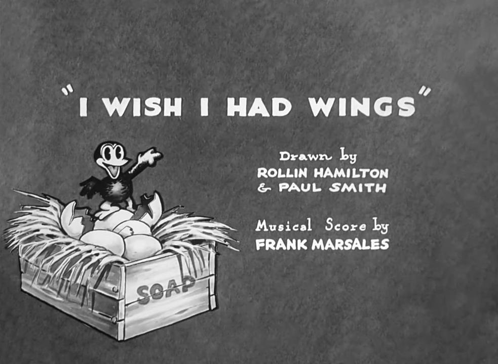 I Wish I Had Wings (1932) Cover
