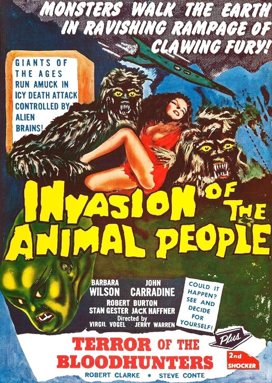 Invasion of the Animal People (1959) Cover