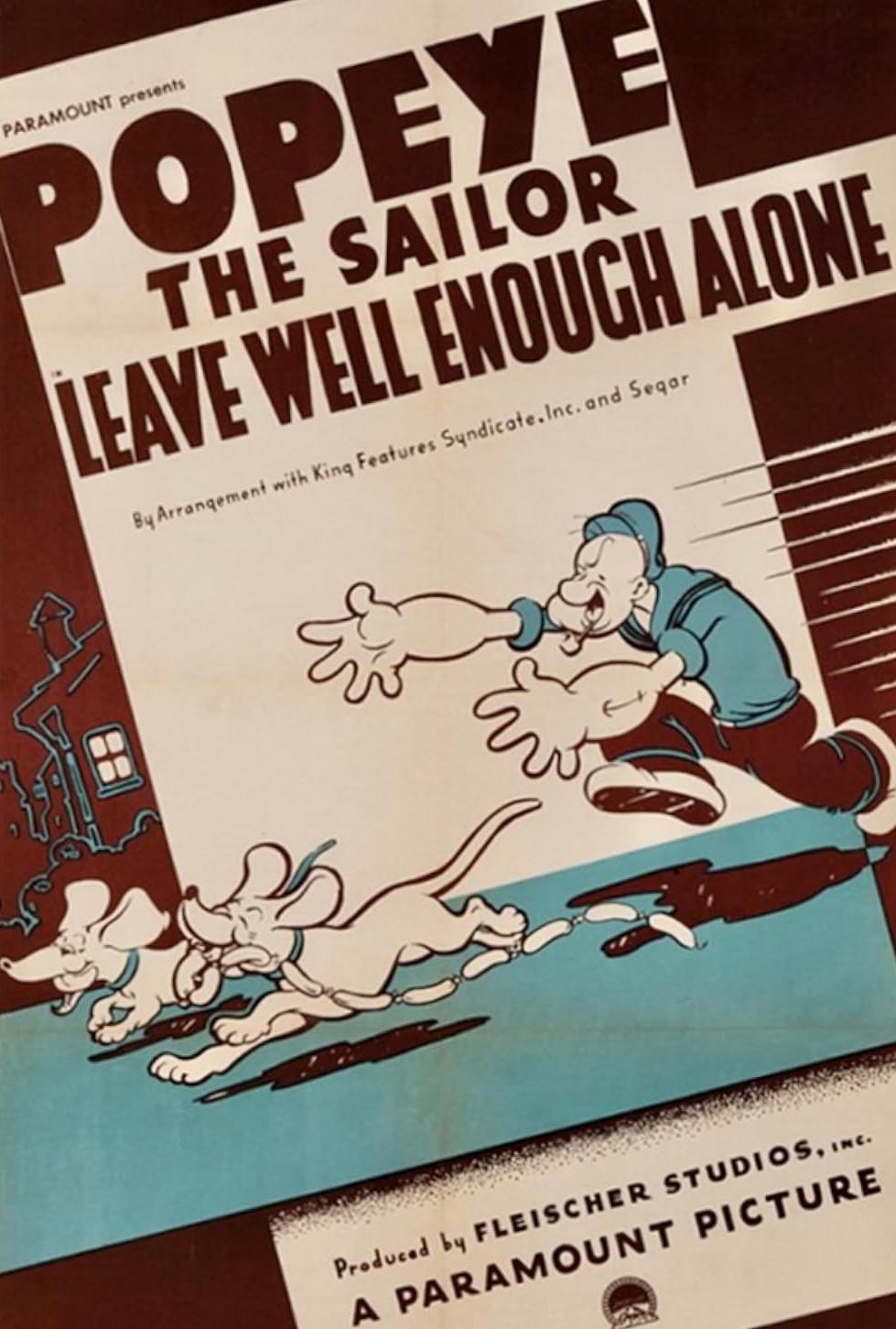 Leave Well Enough Alone (1939) Cover