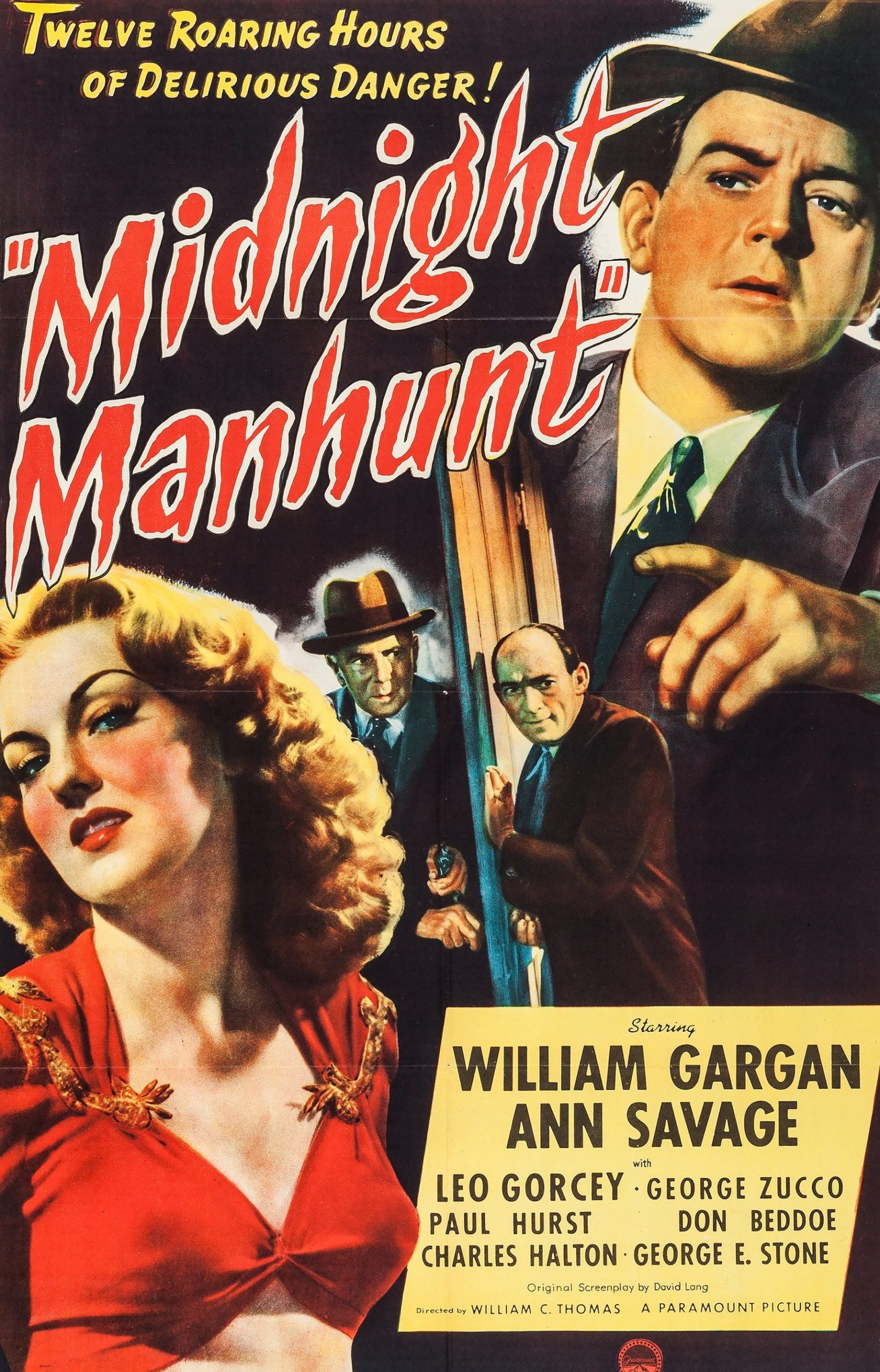 Midnight Manhunt (1945) Cover
