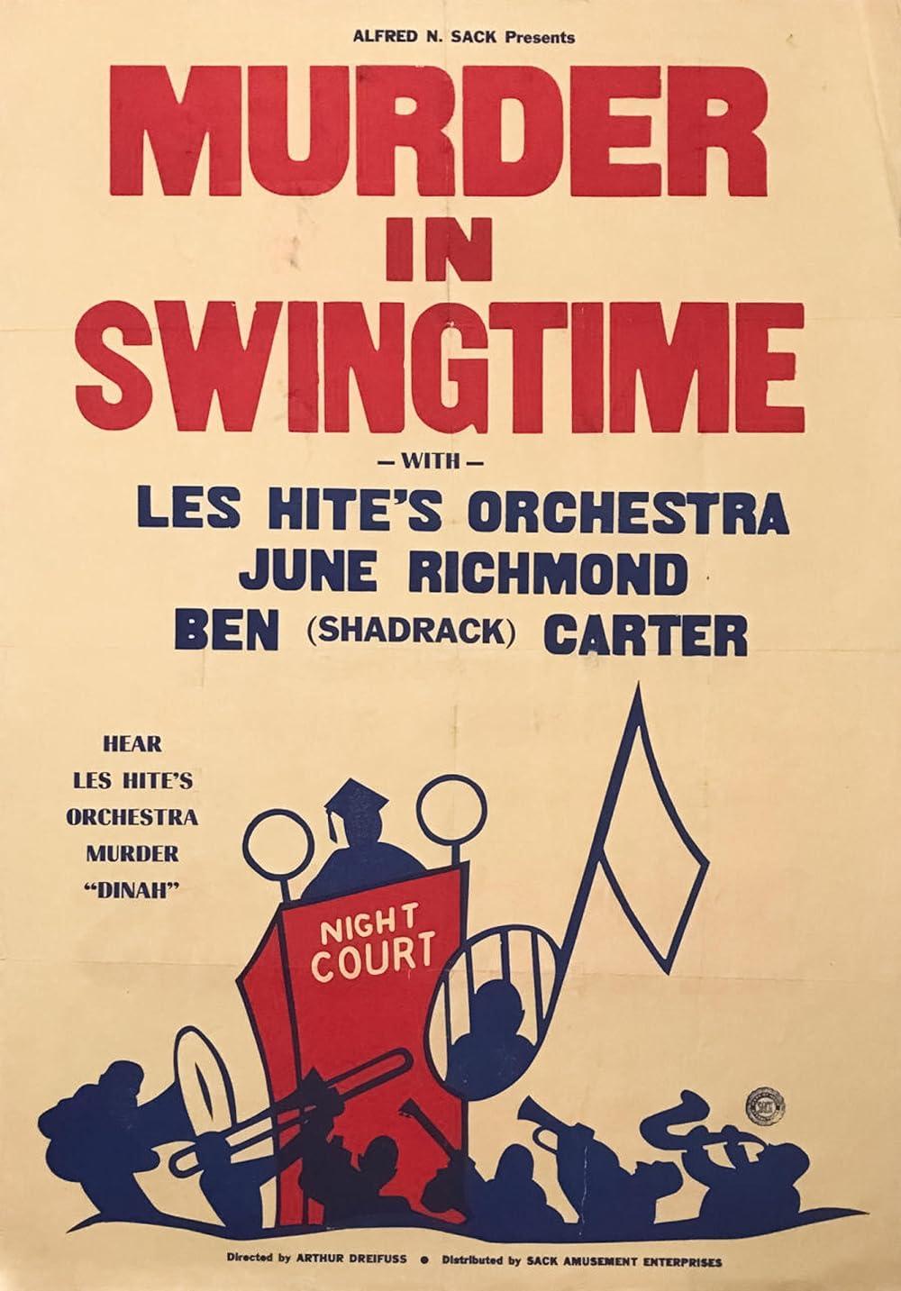 Murder in Swingtime (1937) Cover