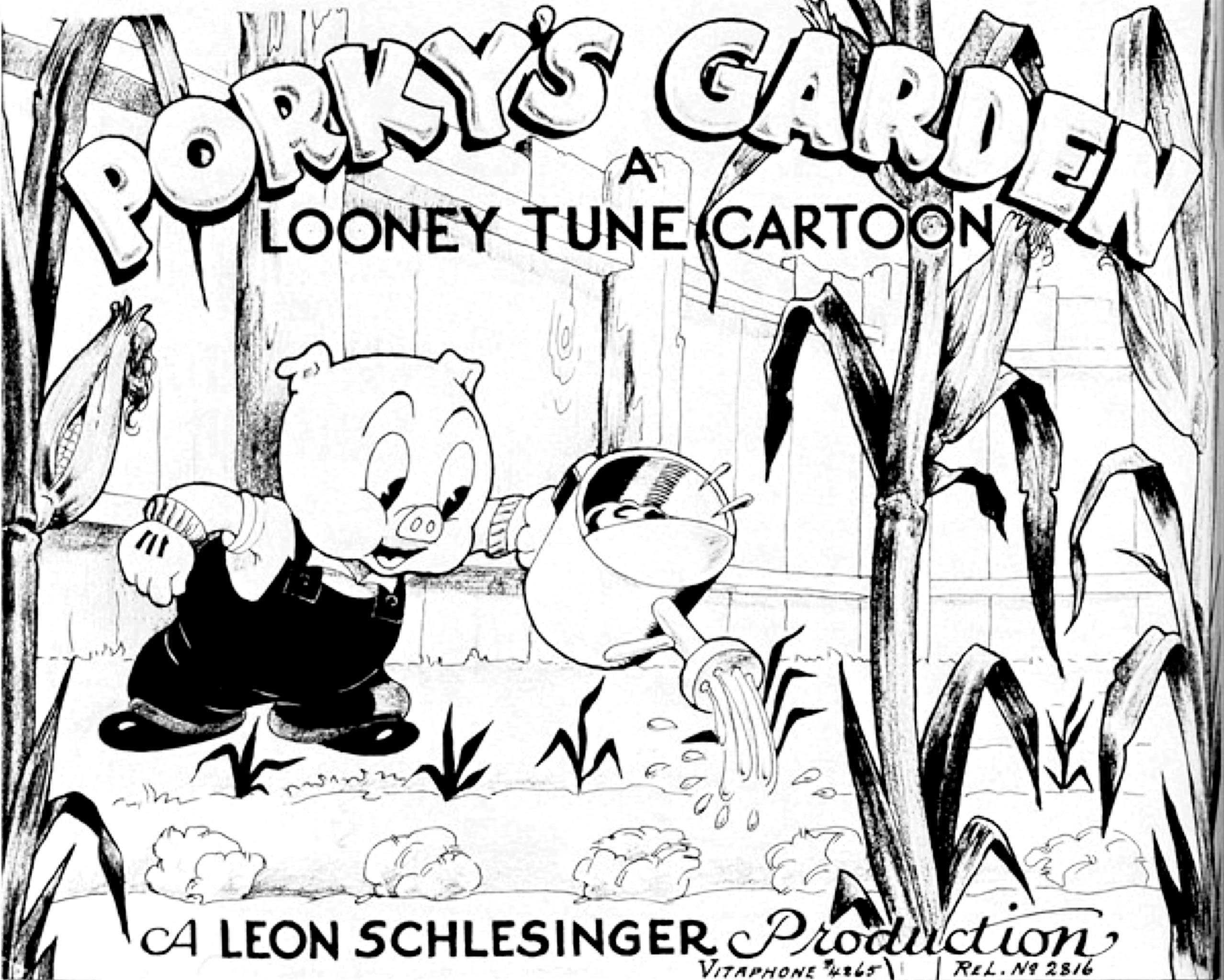 Porky’s Garden (1937) Cover