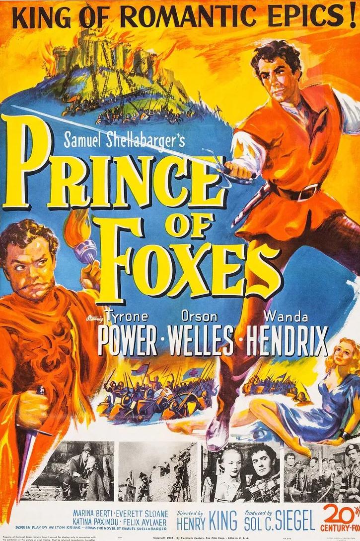 Prince of Foxes (1949) Cover