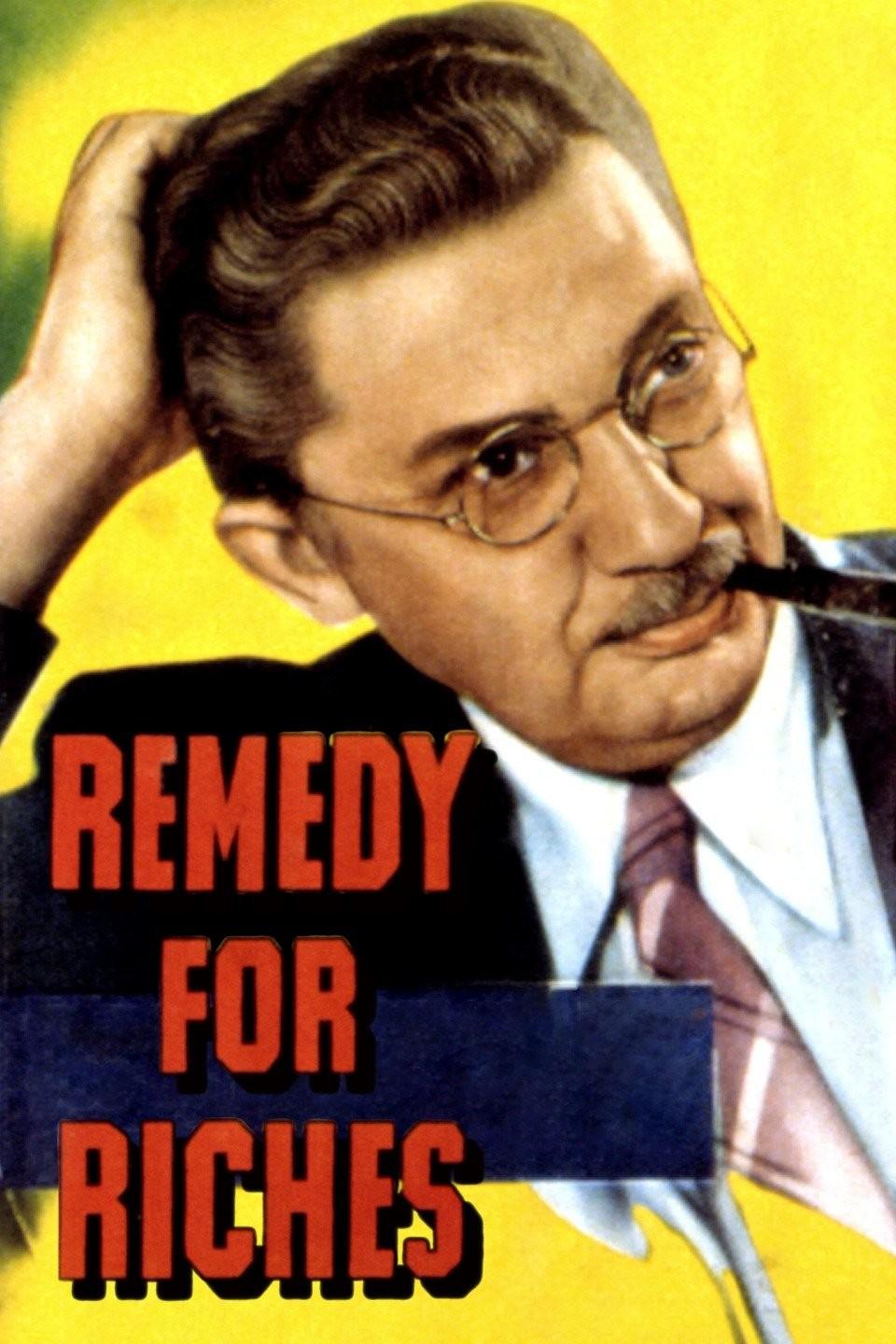 Remedy for Riches (1940) Cover