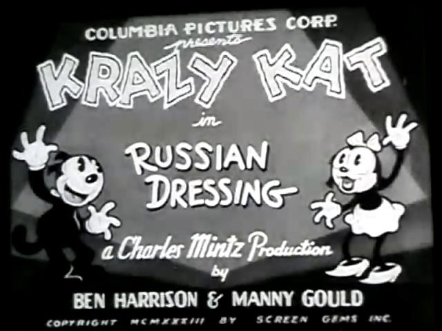 Russian Dressing (1933) Cover