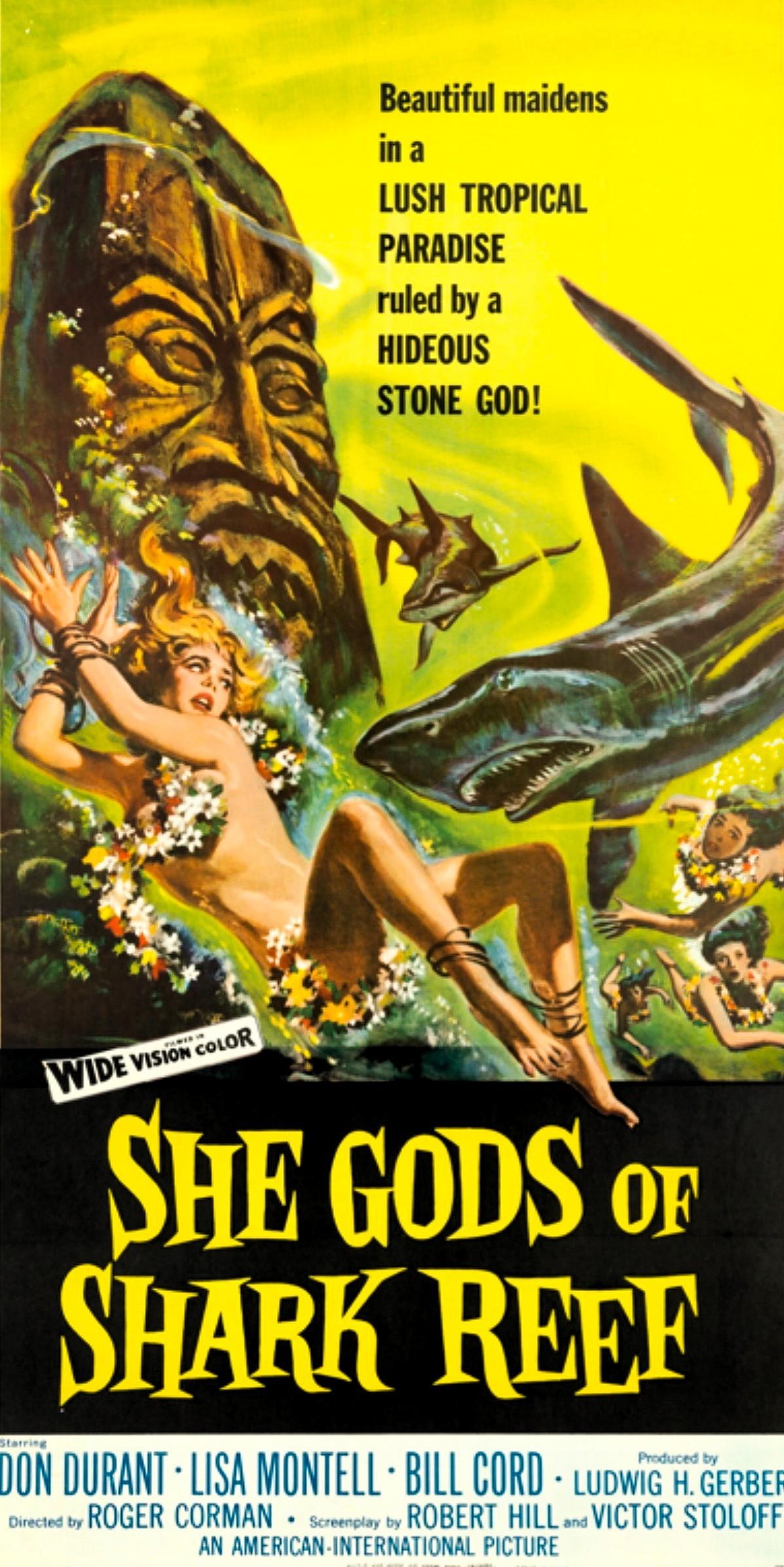 She Gods of Shark Reef (1958) Cover