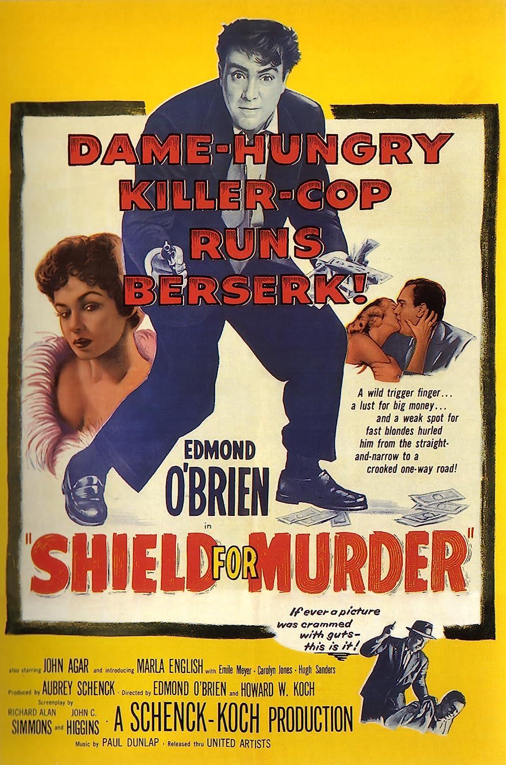 Shield for Murder (1954) Cover