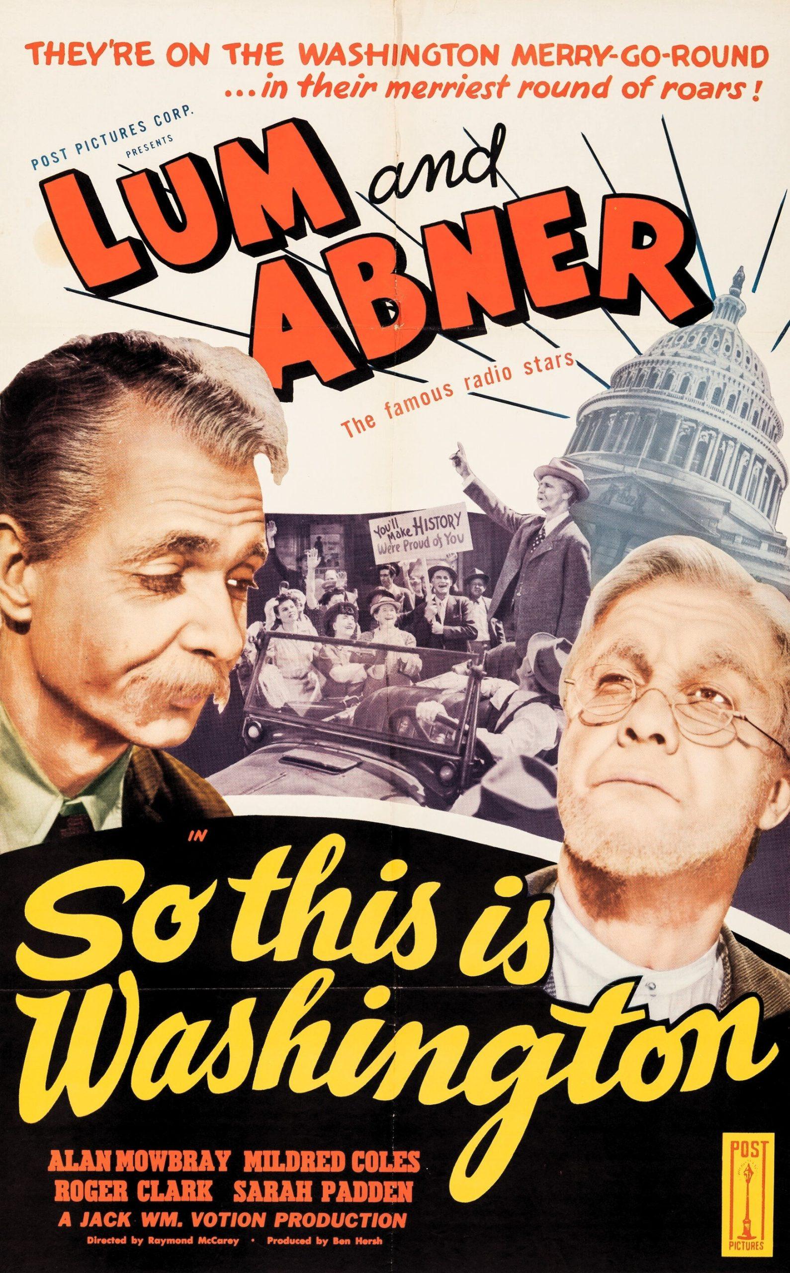 So This Is Washington (1943) Cover