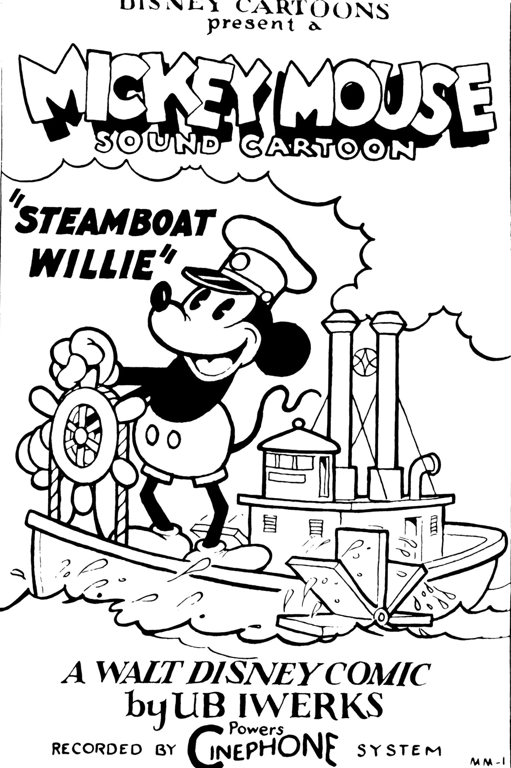 Steamboat Willie (1928) Cover
