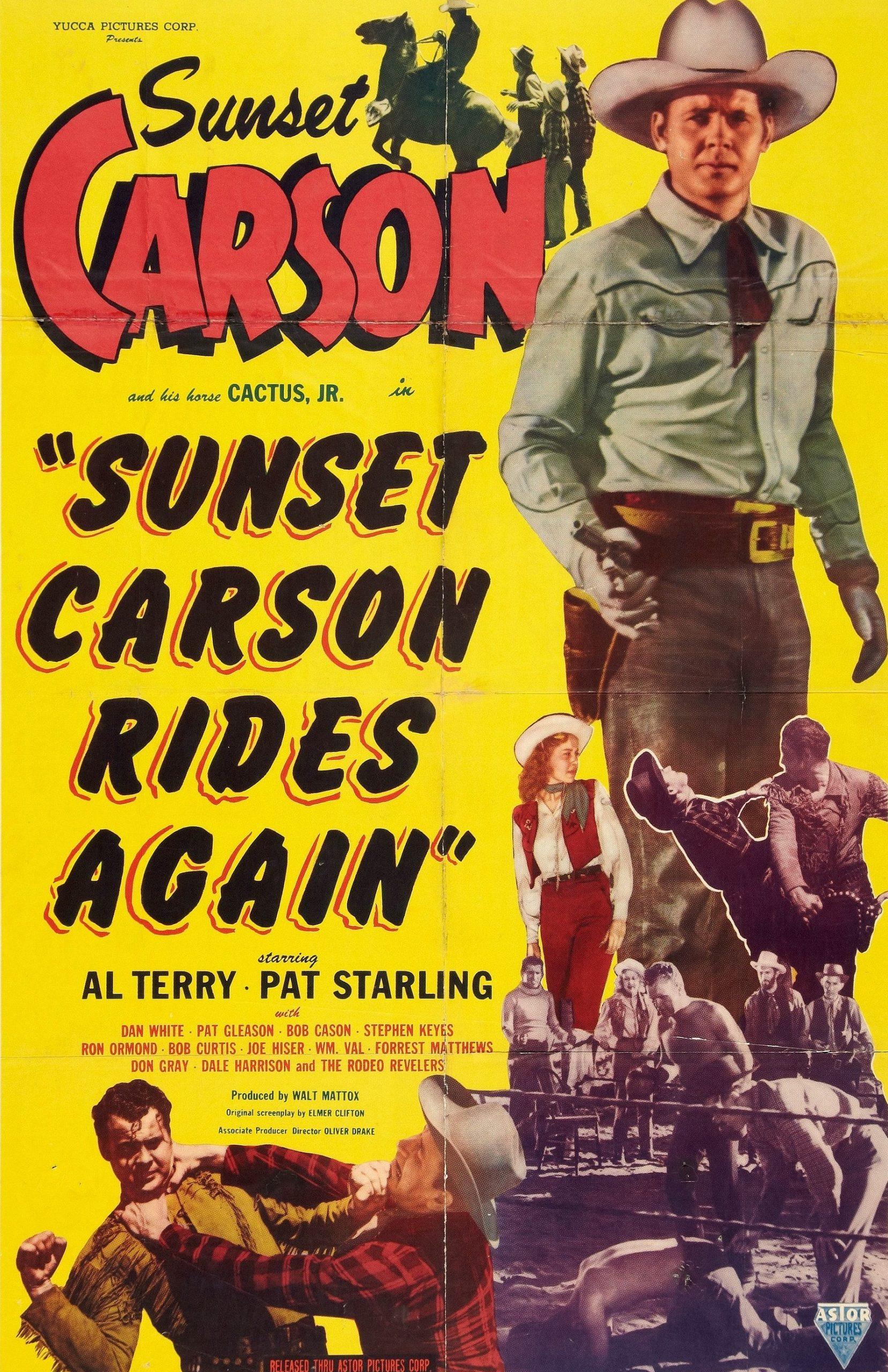 Sunset Carson Rides Again (1948) Cover
