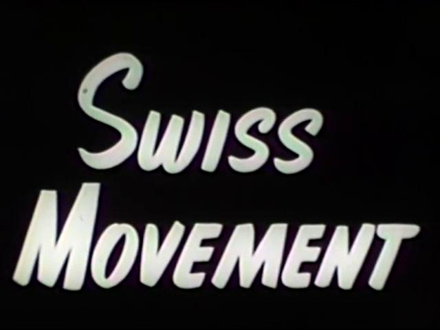 Swiss Movements (1931) Cover
