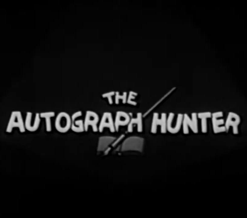 The Autograph Hunter (1934) Cover
