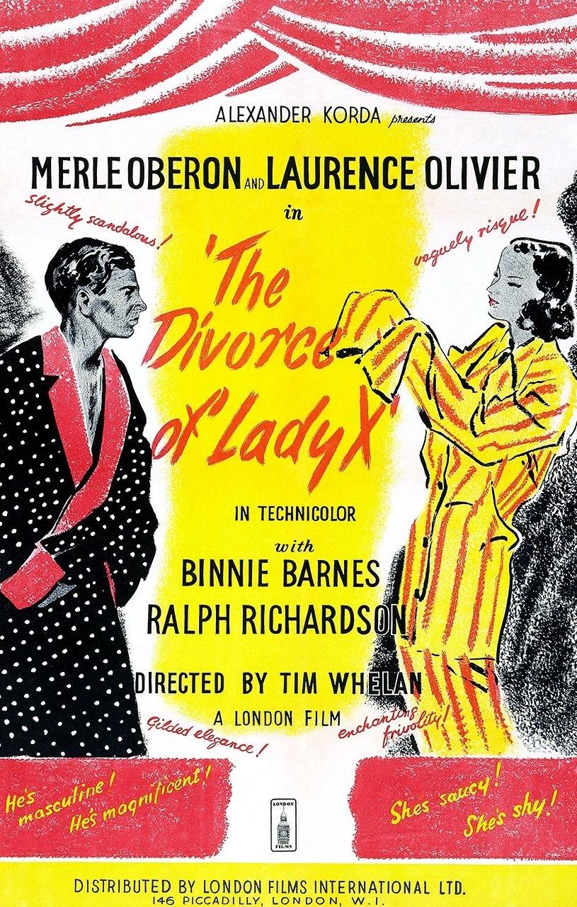 The Divorce of Lady X (1938) Cover