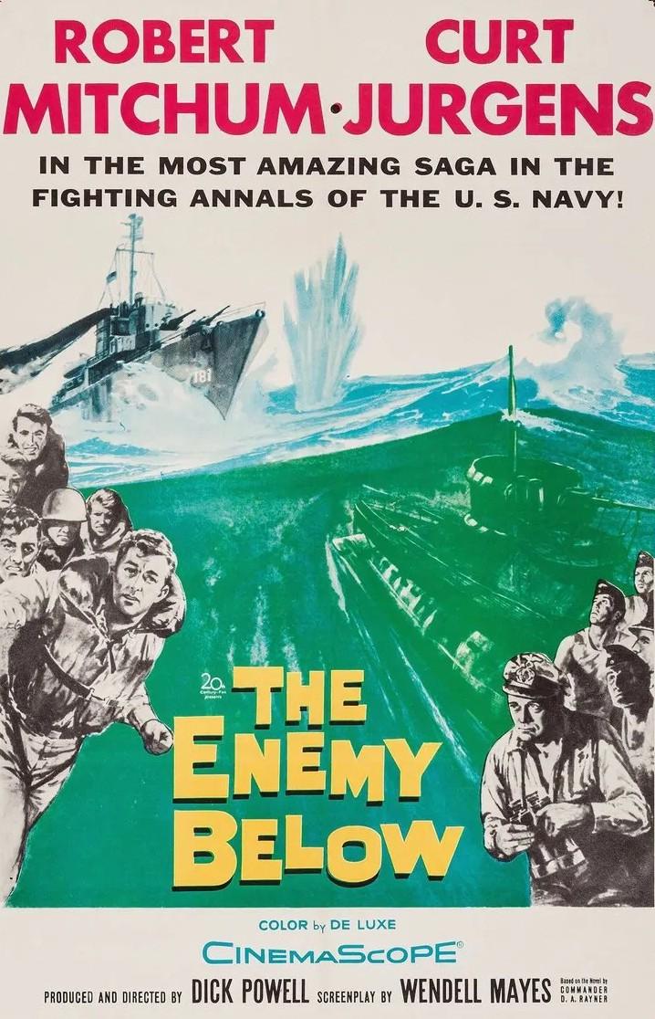 The Enemy Below (1957) Cover