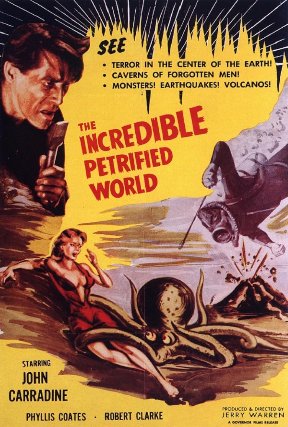 The Incredible Petrified World (1959) Cover