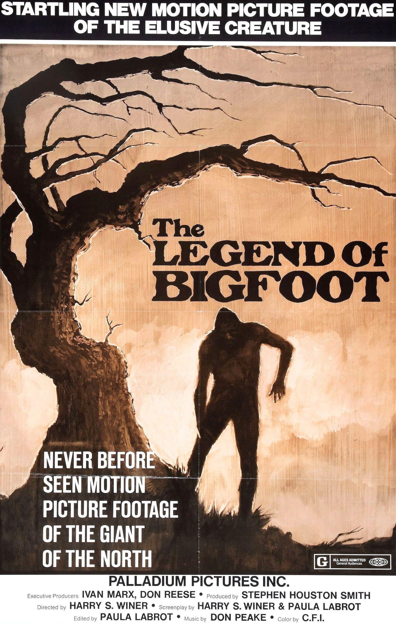 The Legend of Bigfoot (1975) Cover