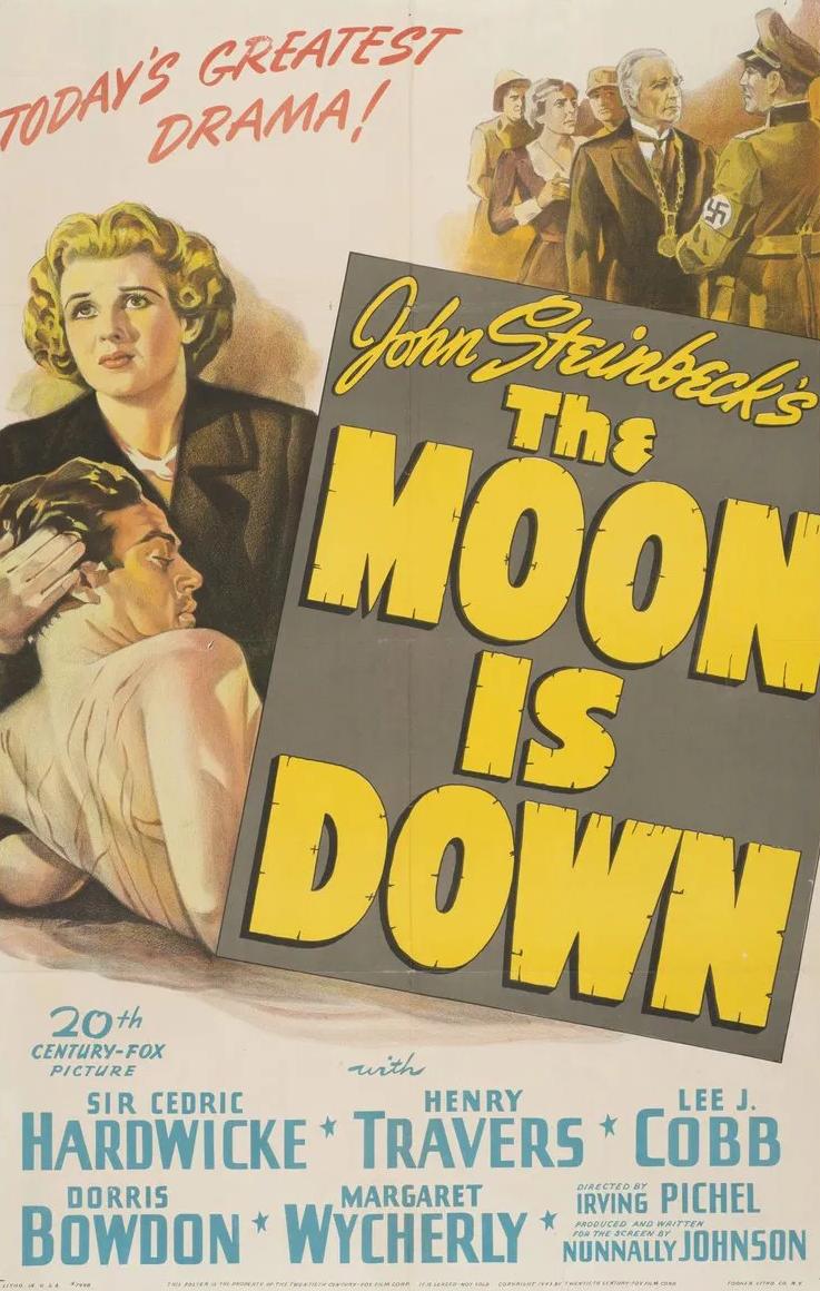 The Moon Is Down (1943) Cover