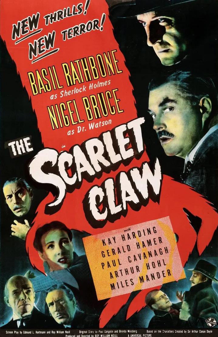 The Scarlet Claw (1944) Cover