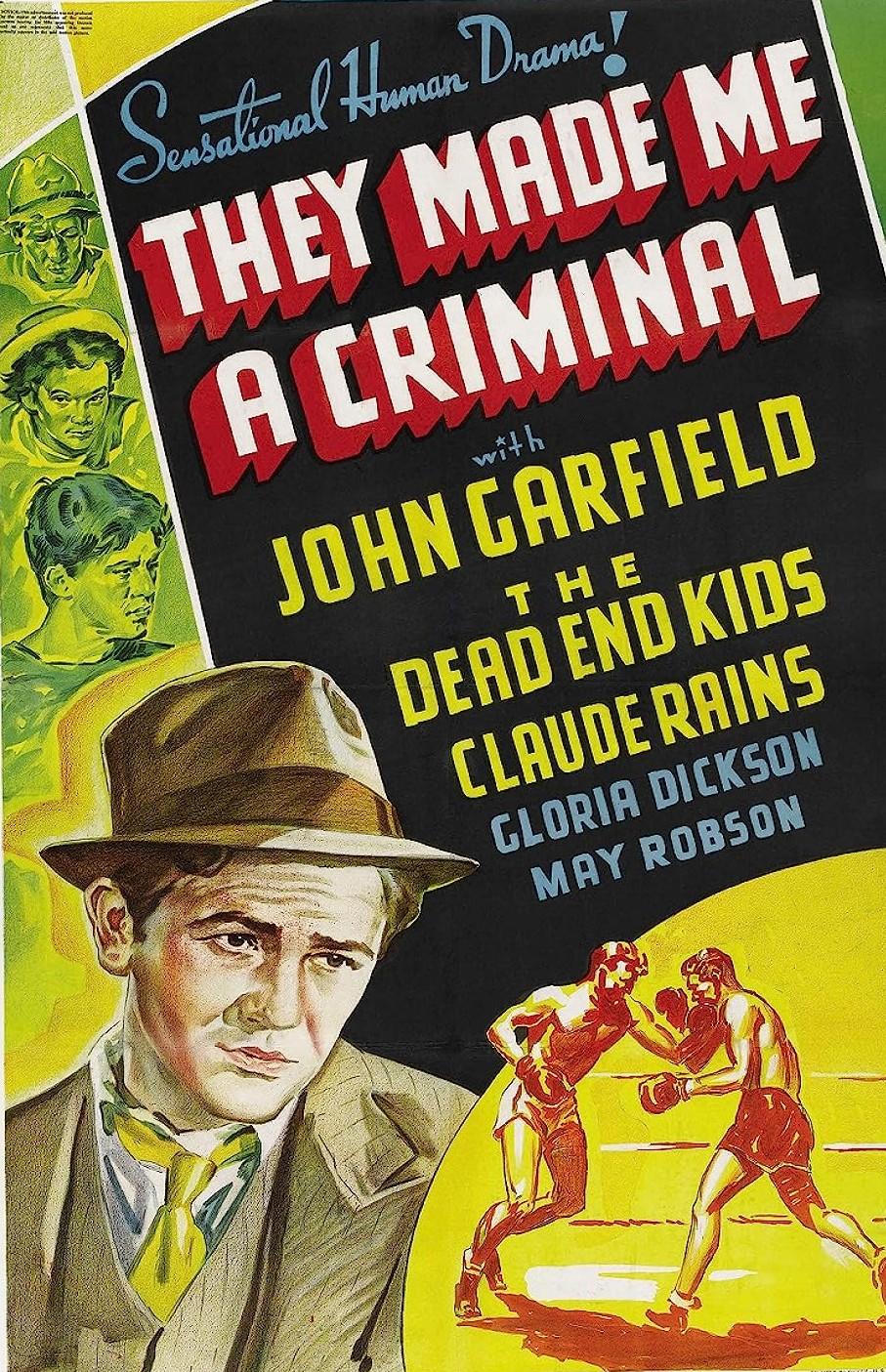 They Made Me a Criminal (1939) Cover