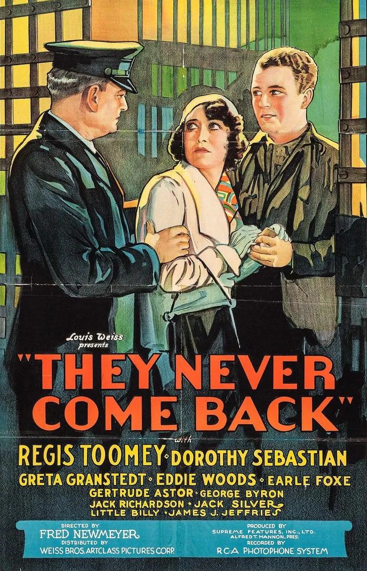 They Never Come Back (1932) Cover