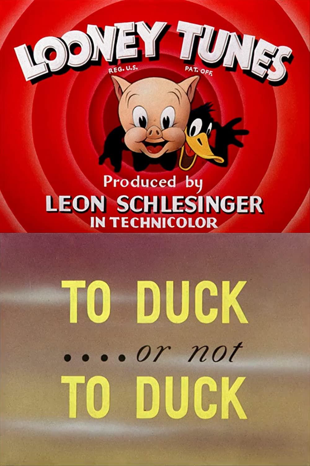 To Duck… or Not to Duck (1943) Cover