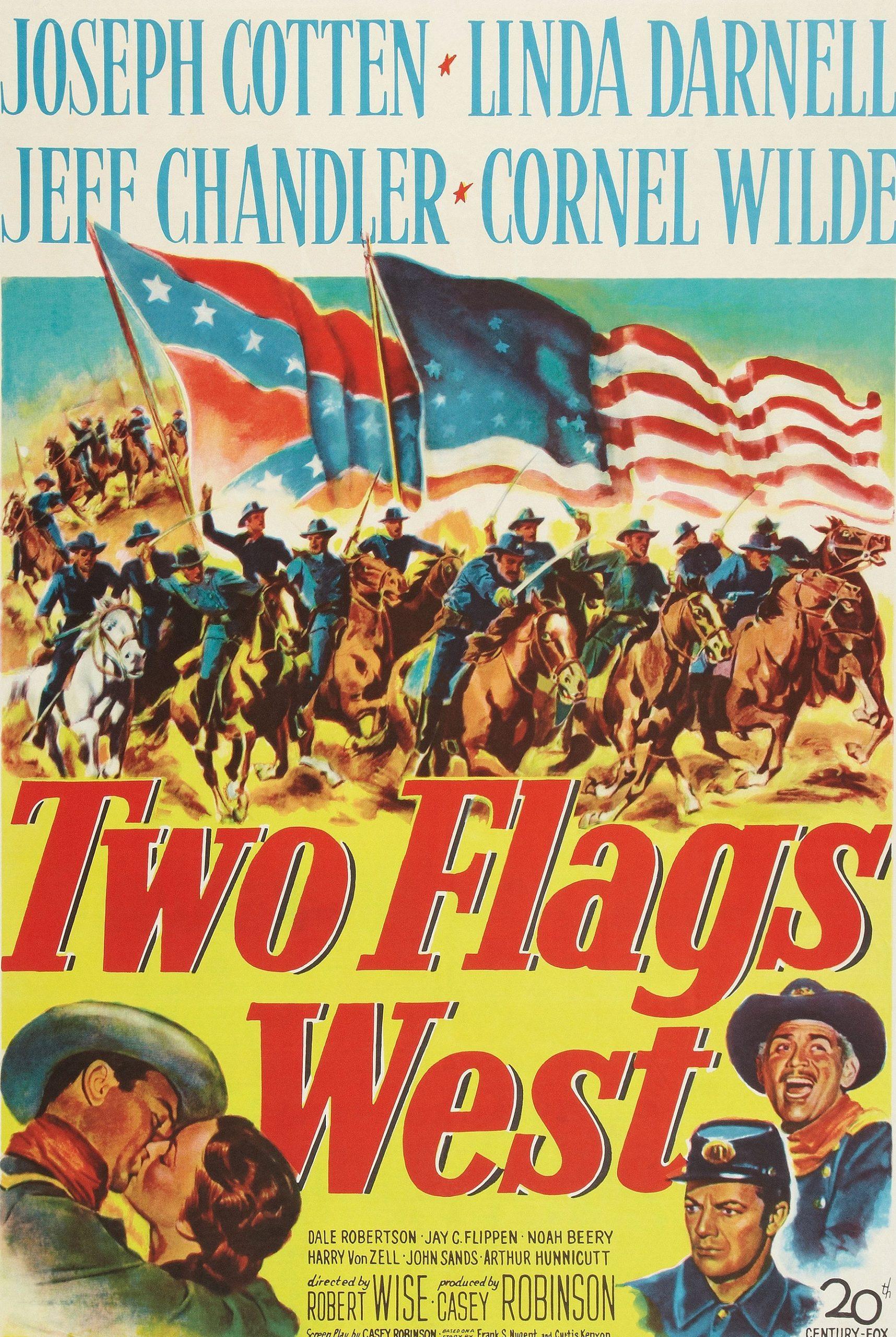 Two Flags West (1950) Cover