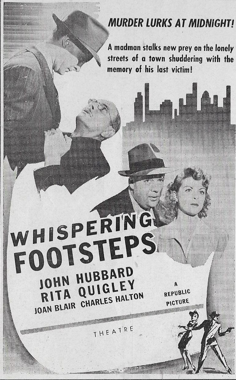 Whispering Footsteps (1943) Cover