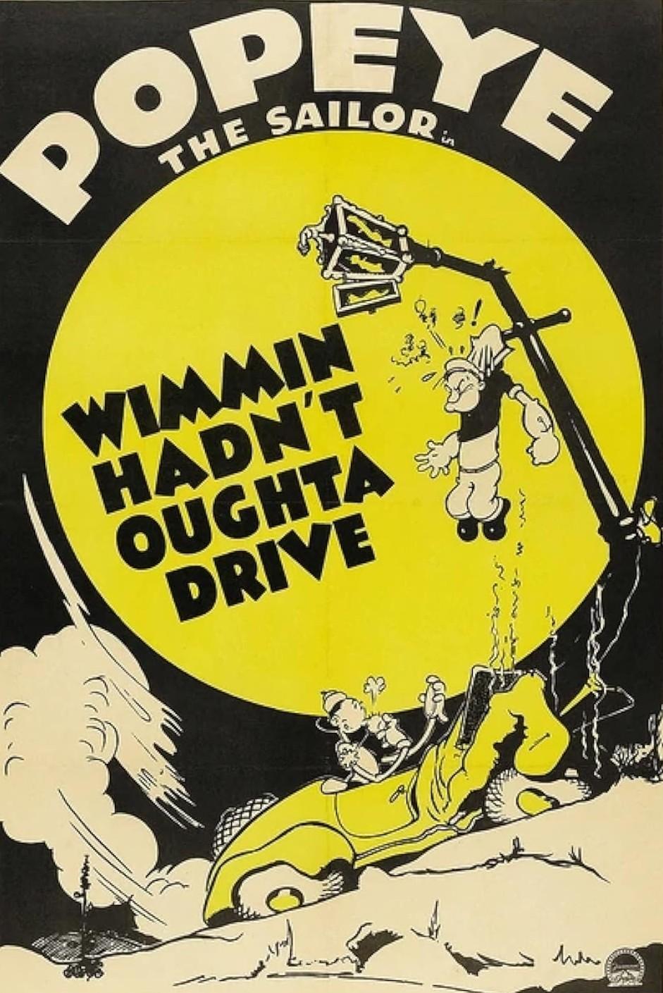 Wimmin Hadn’t Oughta Drive (1940) Cover