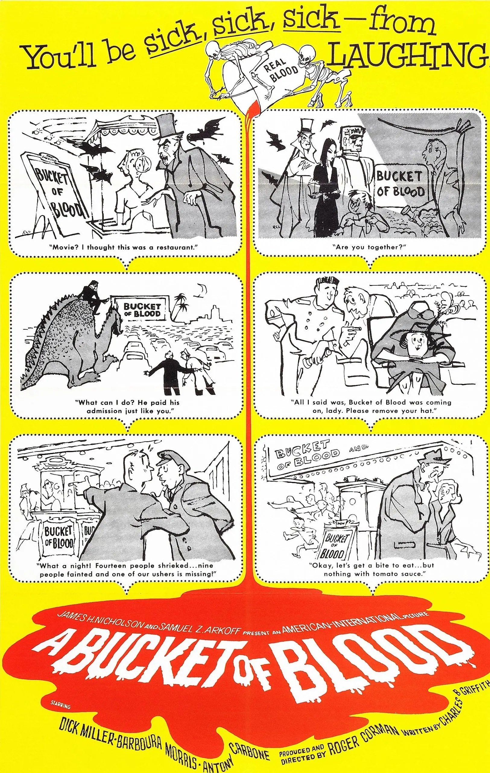 A Bucket of Blood (1959) Cover