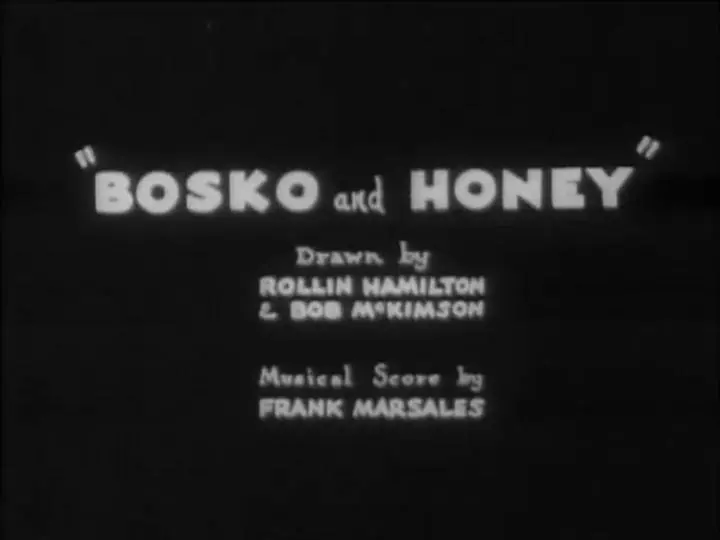 Bosko's Dizzy Date (1932) Cover
