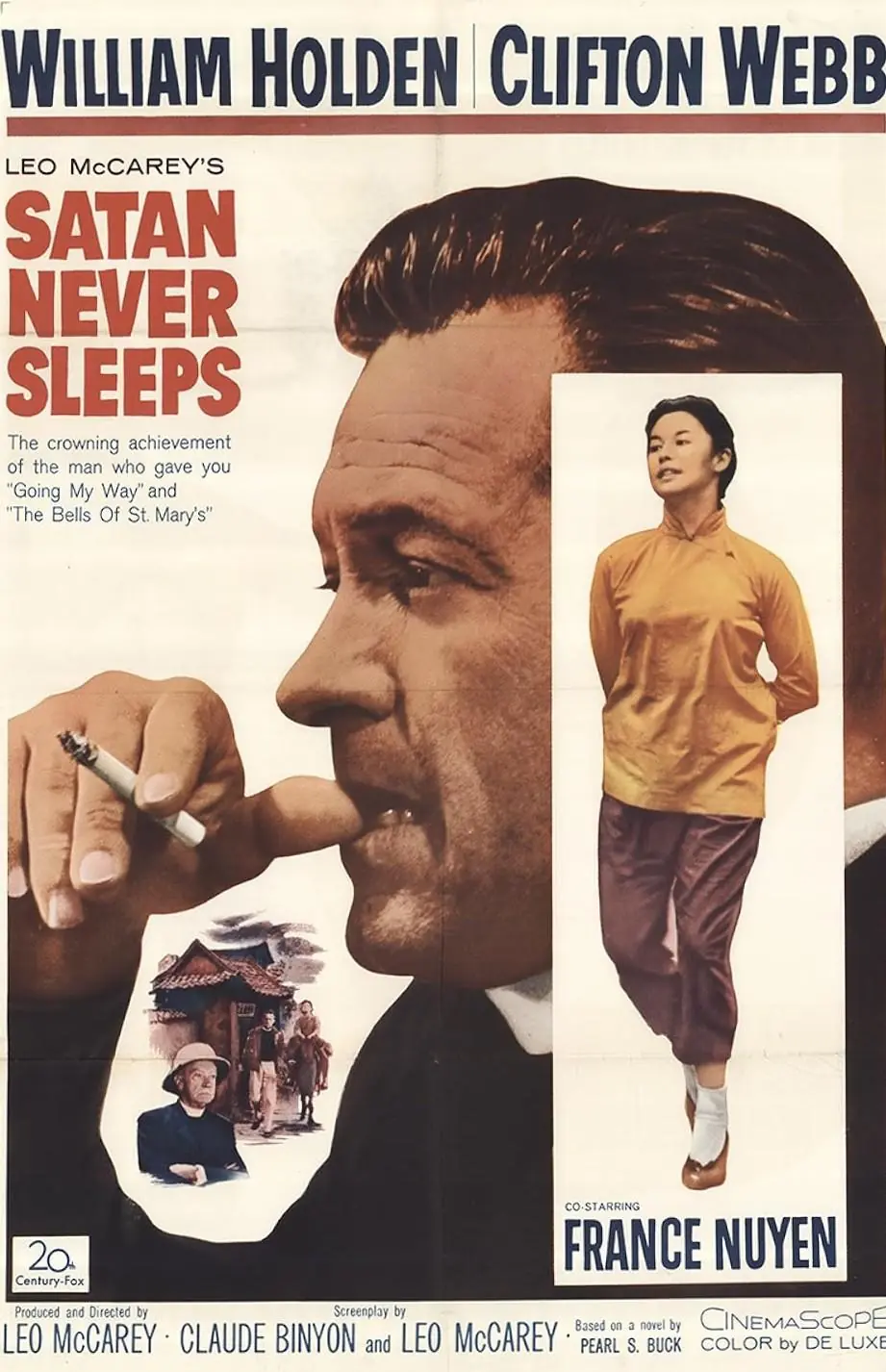 Satan Never Sleeps (1962) Cover
