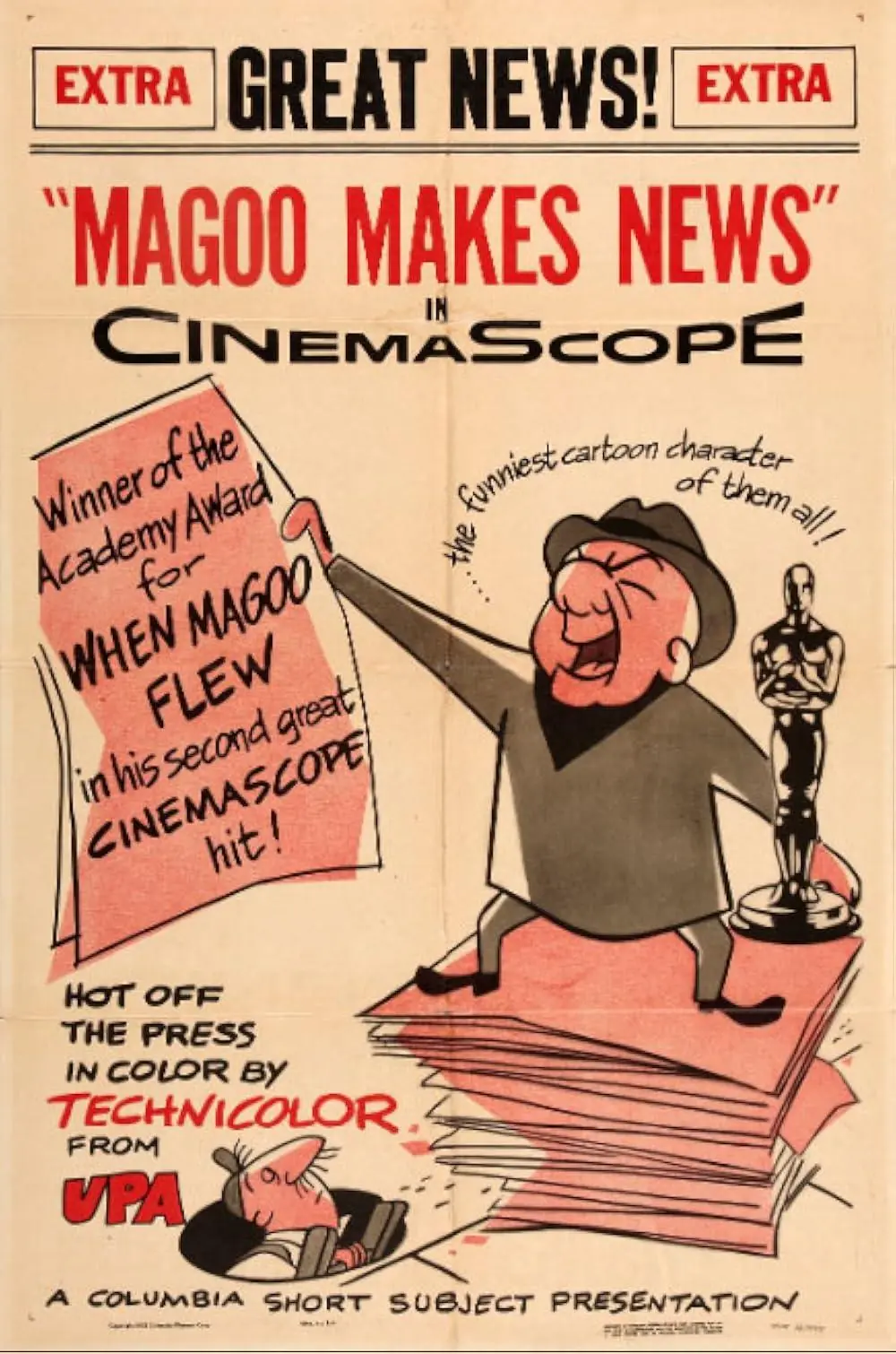 Magoo Makes News (1955) Cover