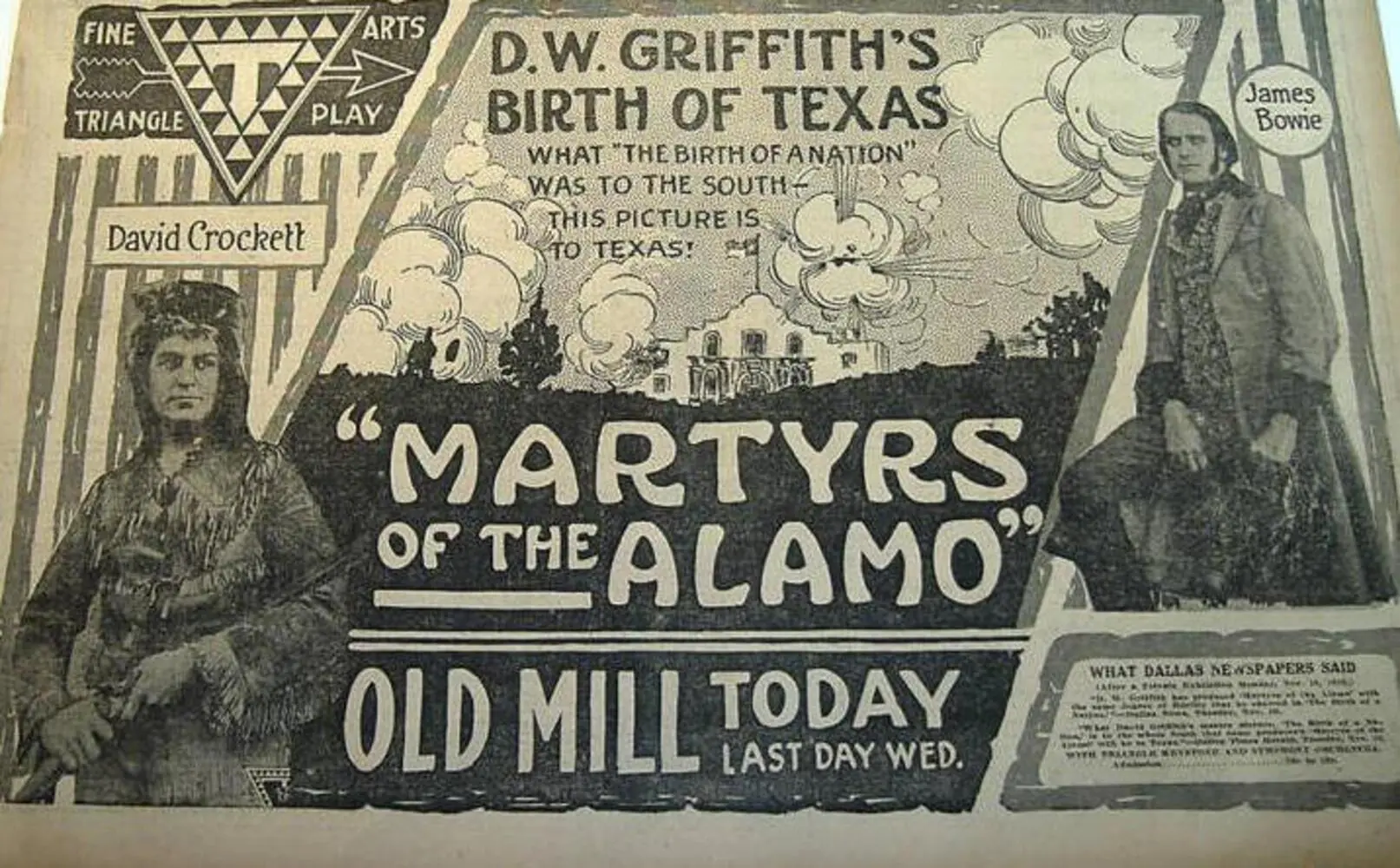 Martyrs of the Alamo (1915) Cover