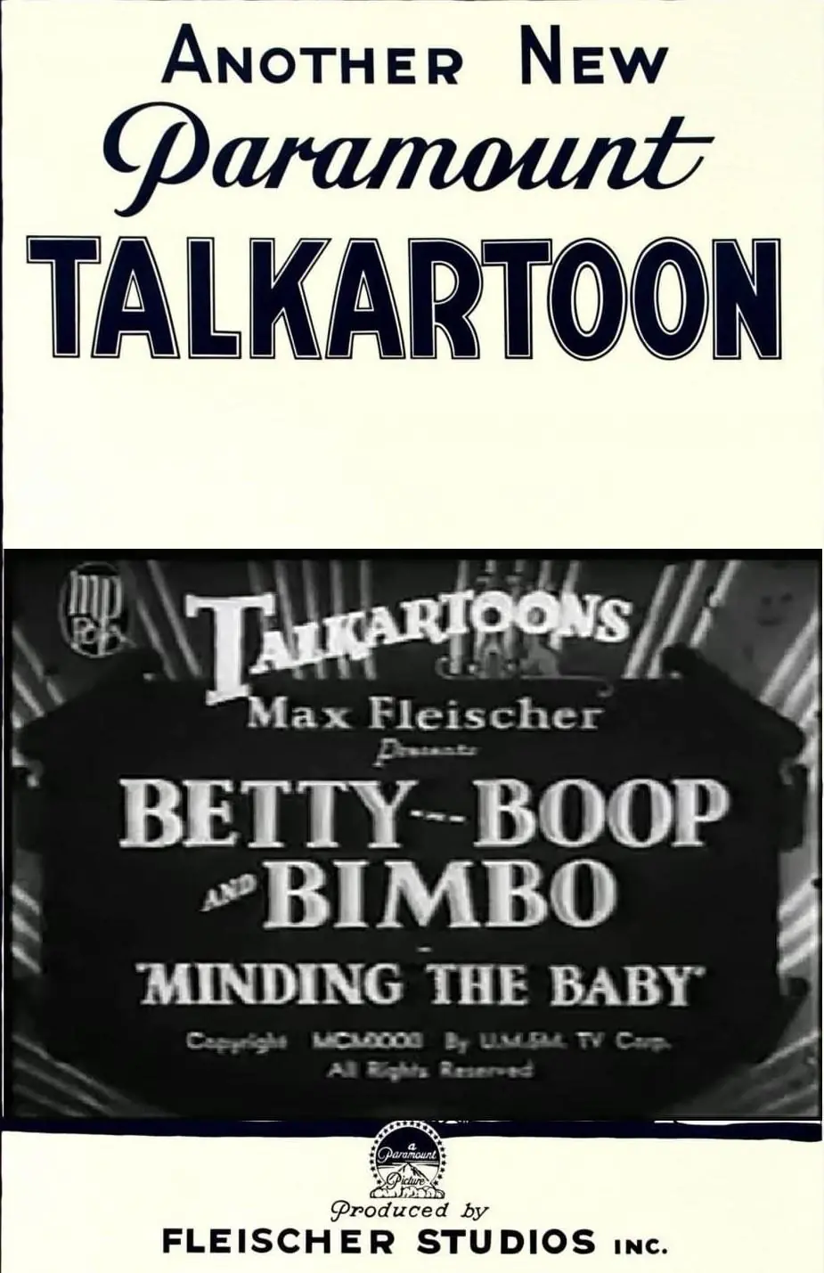 Minding The Baby (1931) Cover
