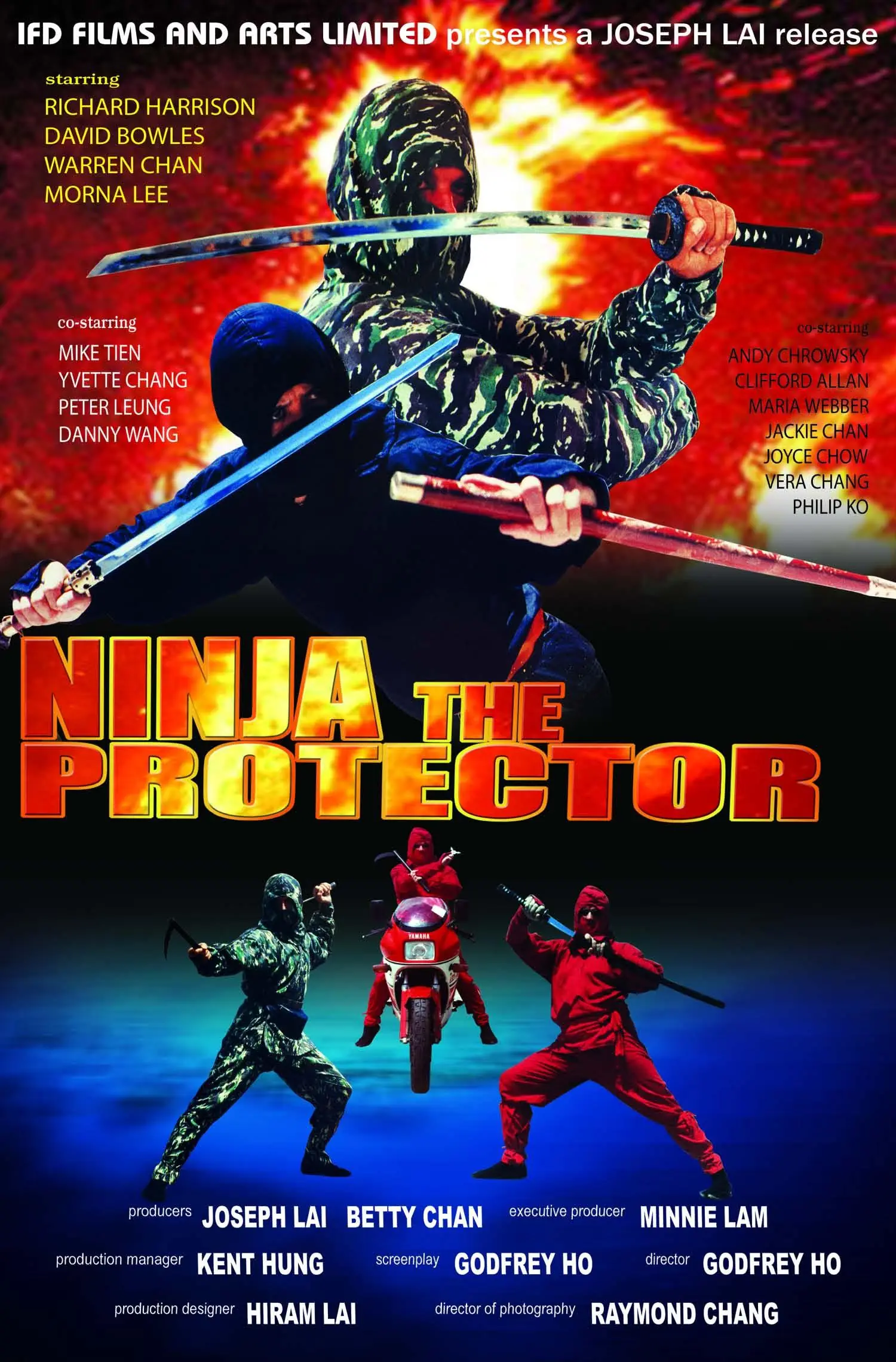 Ninja the Protector (1986) Cover