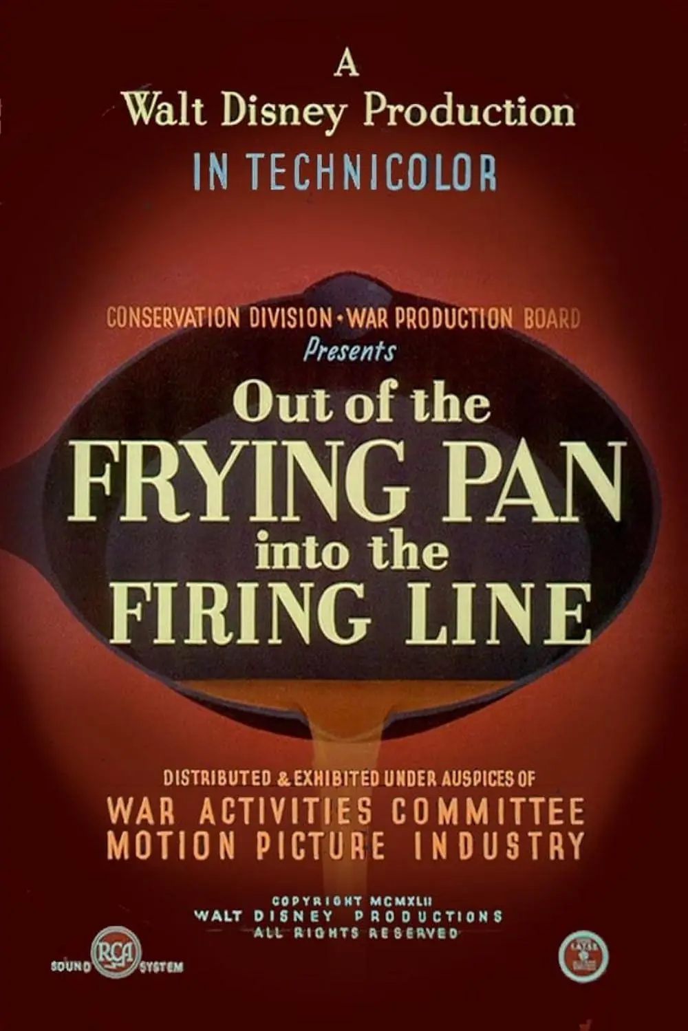 Out Of The Frying Pan Into The Firing Line (1942) Cover