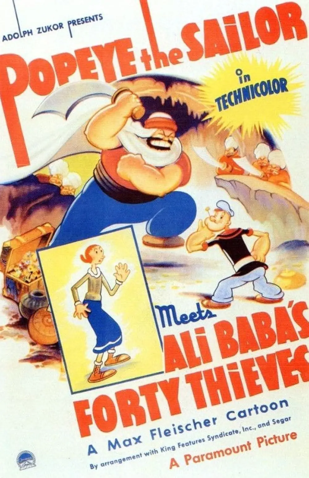 Popeye the Sailor Meets Ali Baba's Forty Thieves (1937) Cover