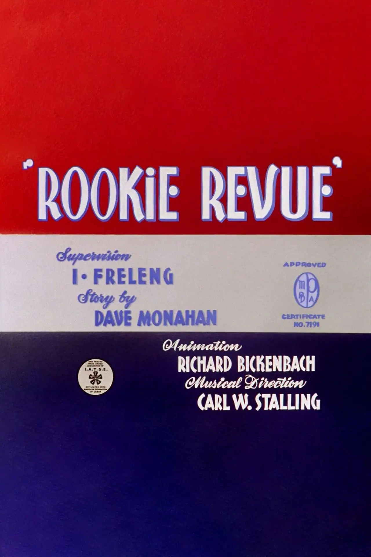 Rookie Revue (1941) Cover