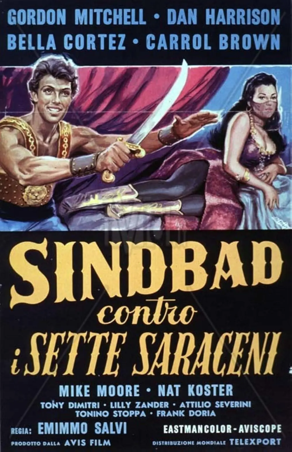 Simbad contro i sette saraceni (1964) Cover