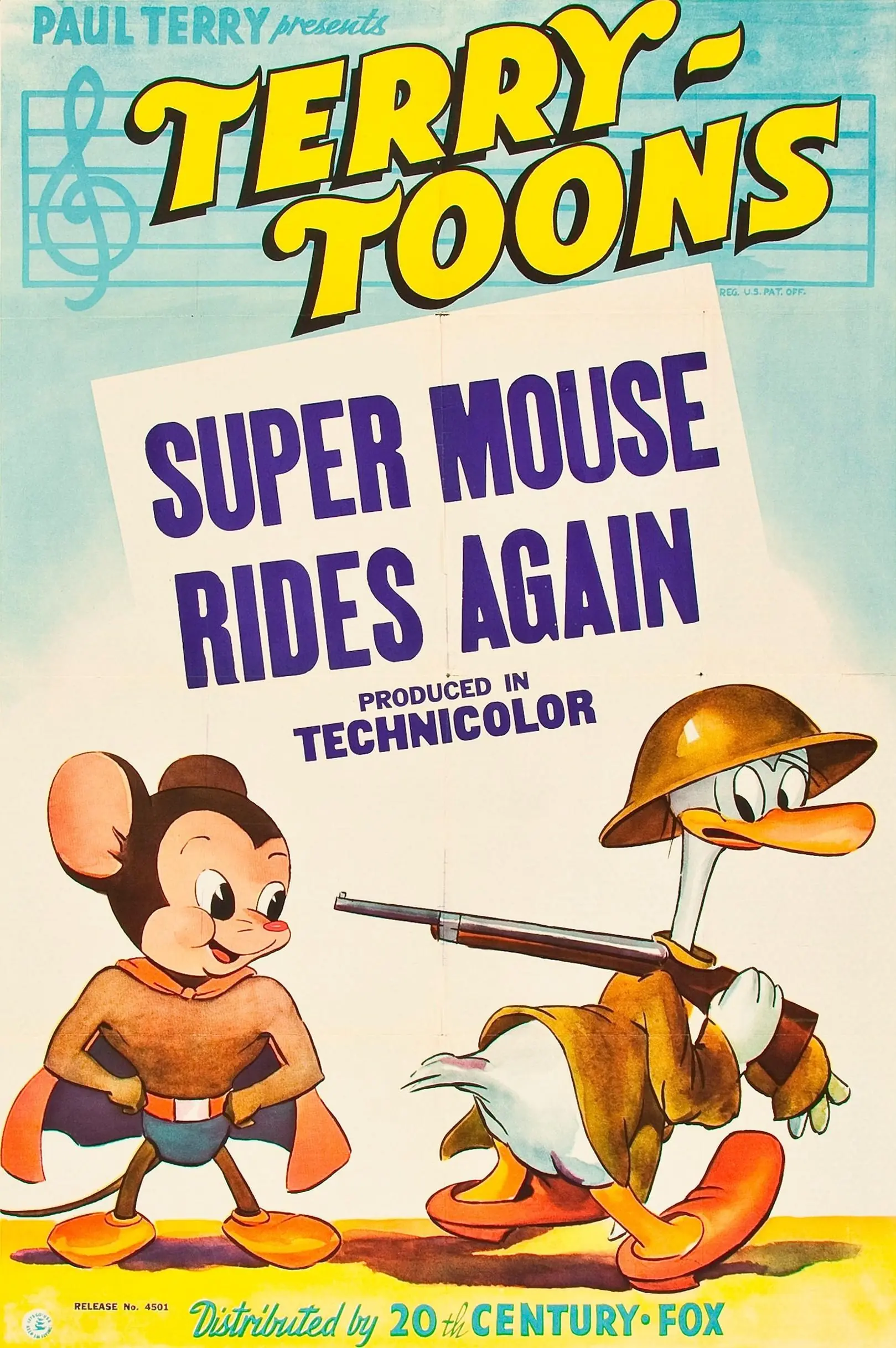 Super Mouse Rides Again (1943) Cover