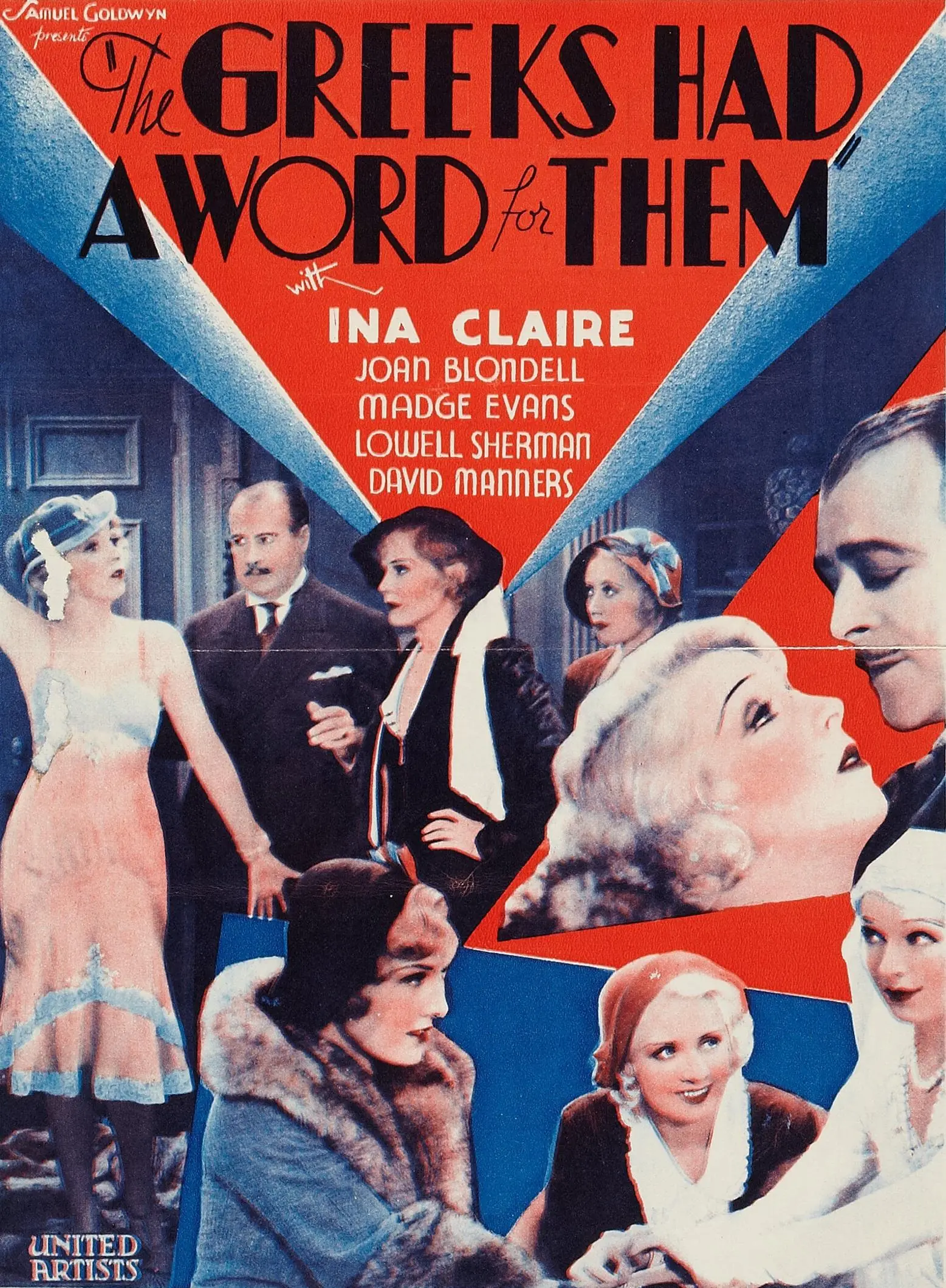 The Greeks Had a Word for Them (1932) Cover