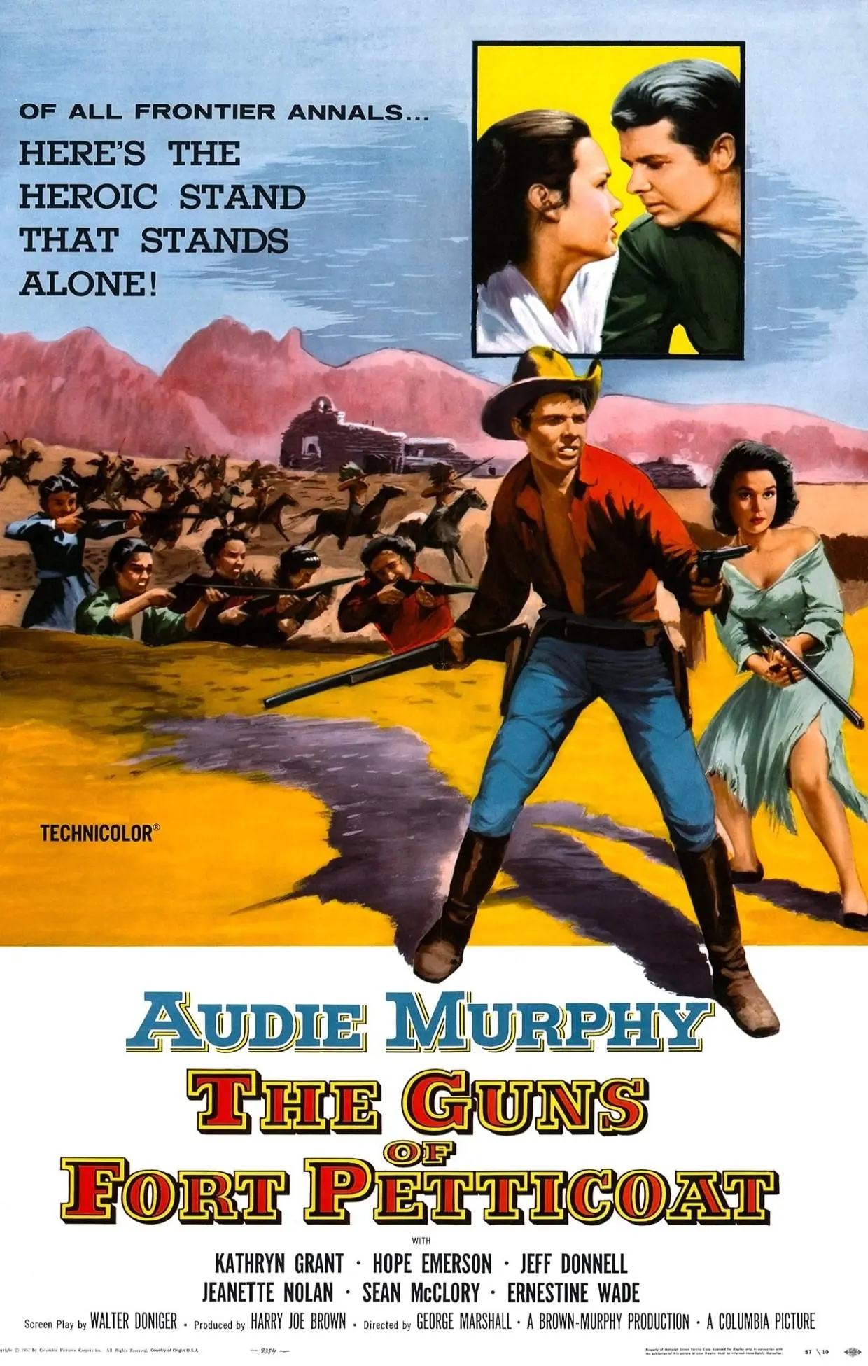 The Guns of Fort Petticoat (1957) Cover