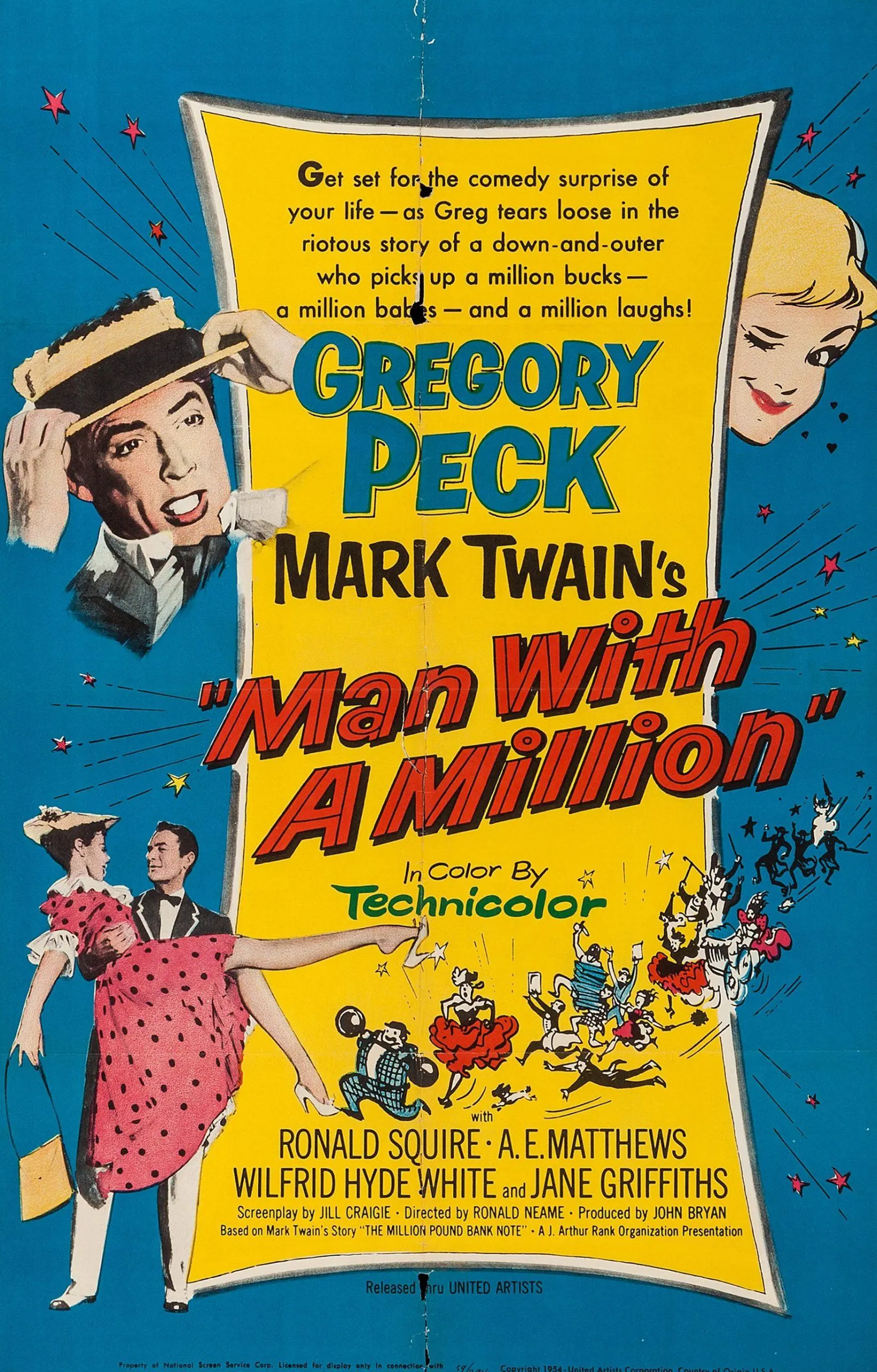 Man with a Million (1954) Cover